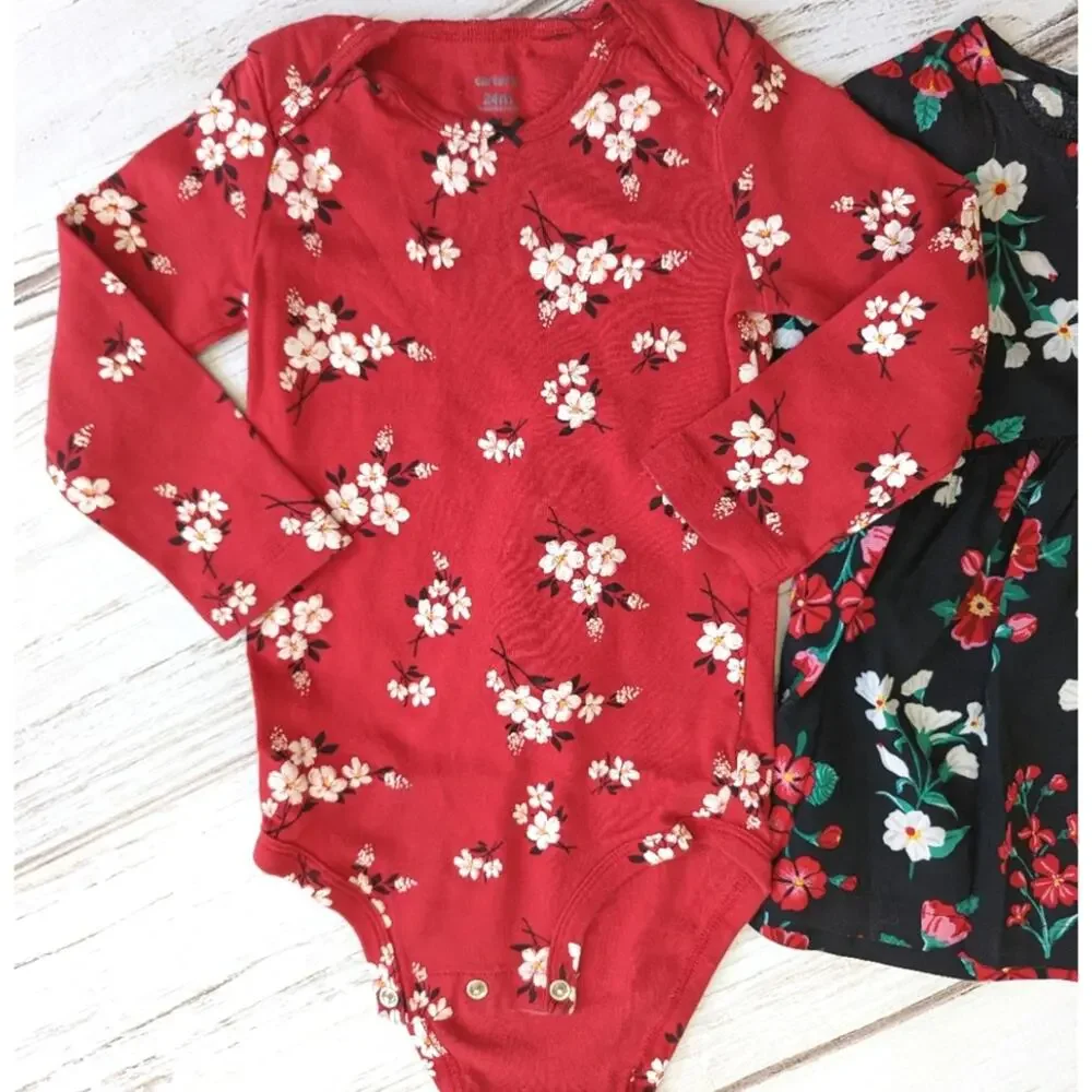 Carter's 24M 3 piece bundle, top and onsies